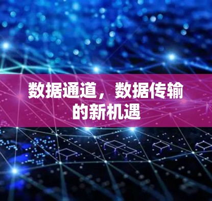 数据通道，数据传输的新机遇